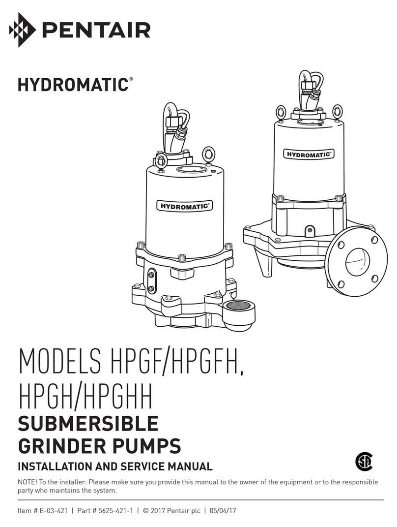 Pentair HYDROMATIC HPGF Manual