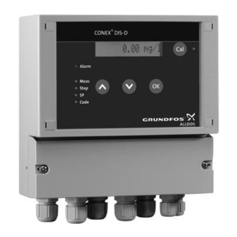 Grundfos Conex DIS-D Installation and operating instructions