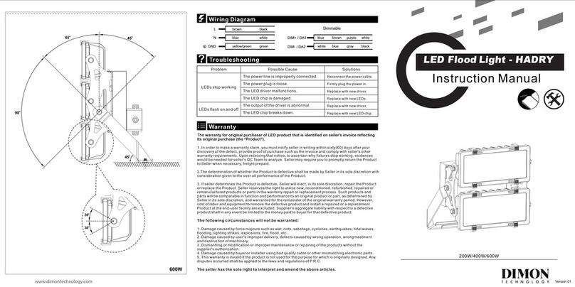DIMON TECHNOLOGY HADRY Series User manual