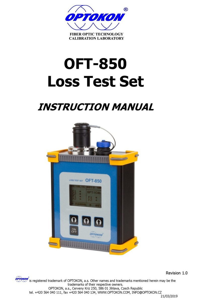 OPTOKON OFT-850 instruction manual