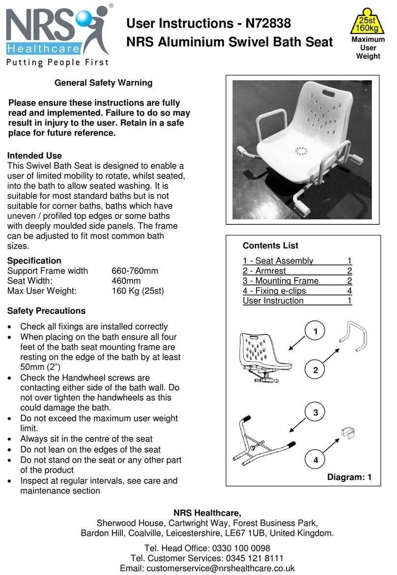 NRS Healthcare N72838 User manual