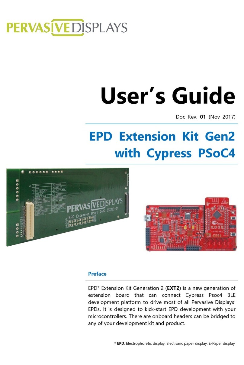 Pervasive Displays EPD Extension Kit Gen2 user guide