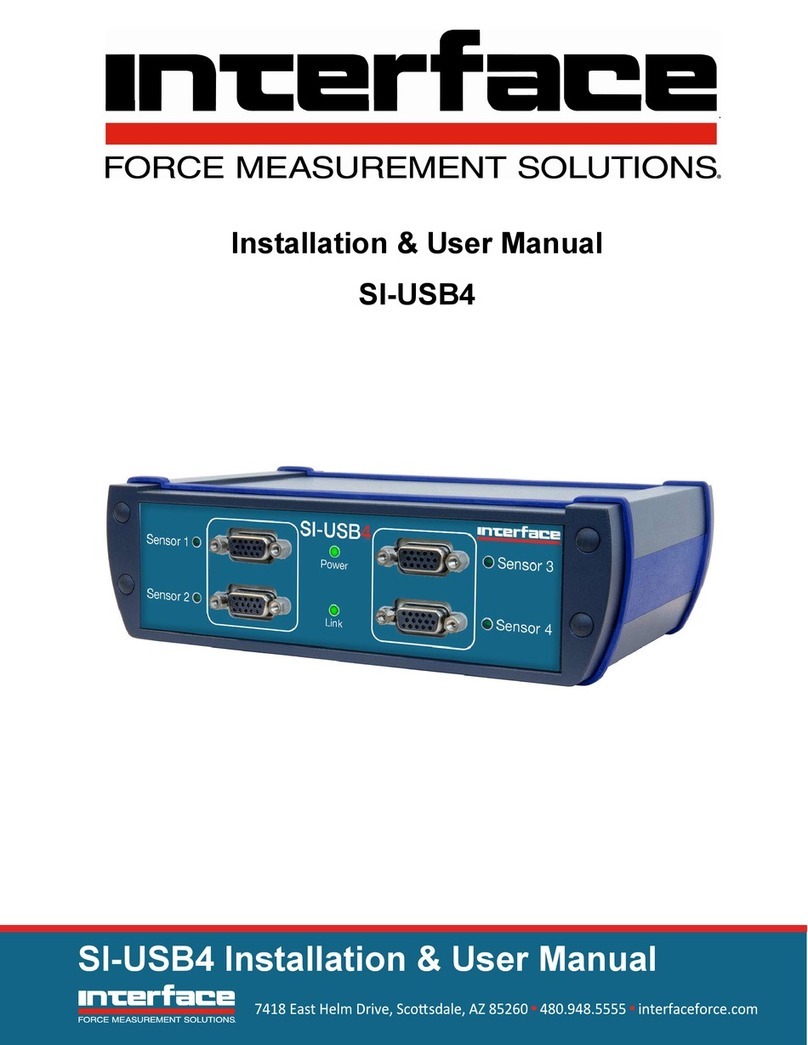 Interface SI-USB4 Installation & user manual
