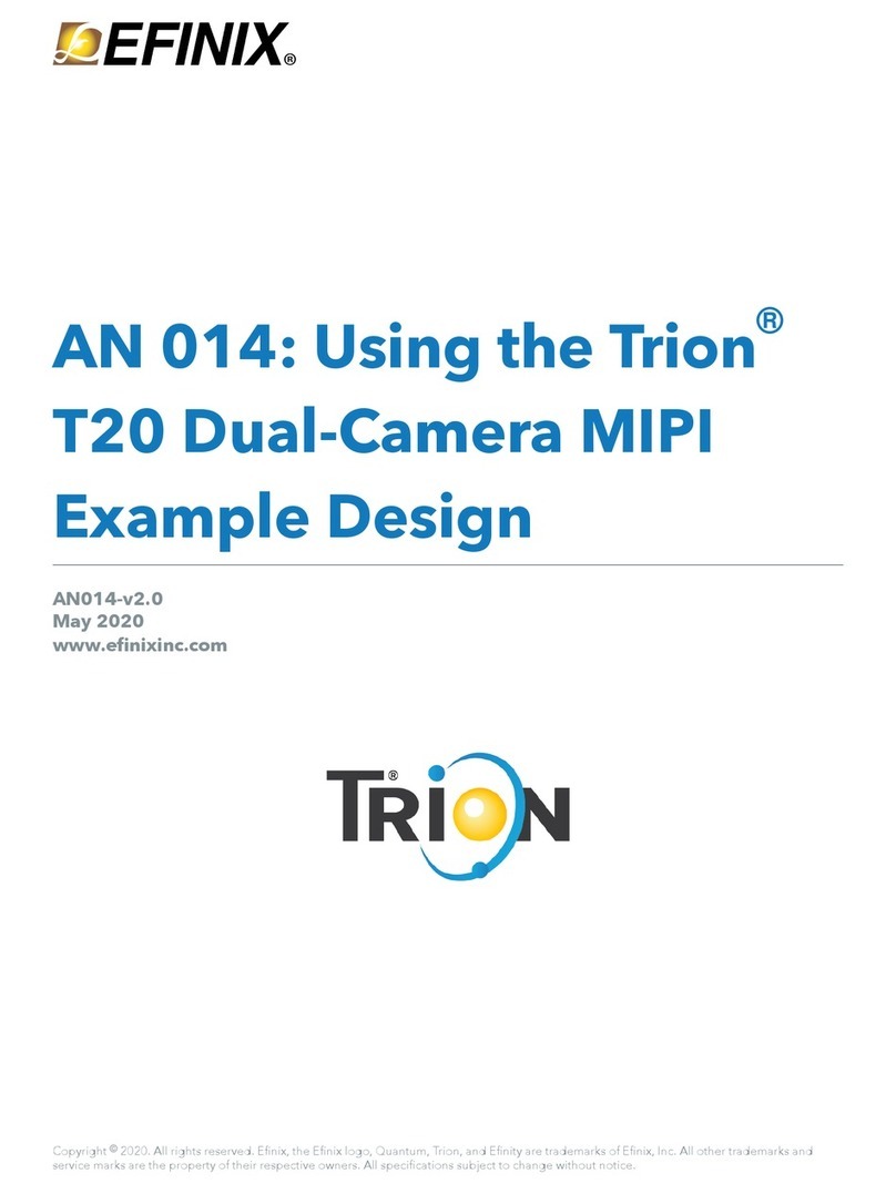 Efinix Trion T20 Using Guide