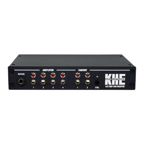 KHE AUDIO ELECTRONICS ACS Series User manual