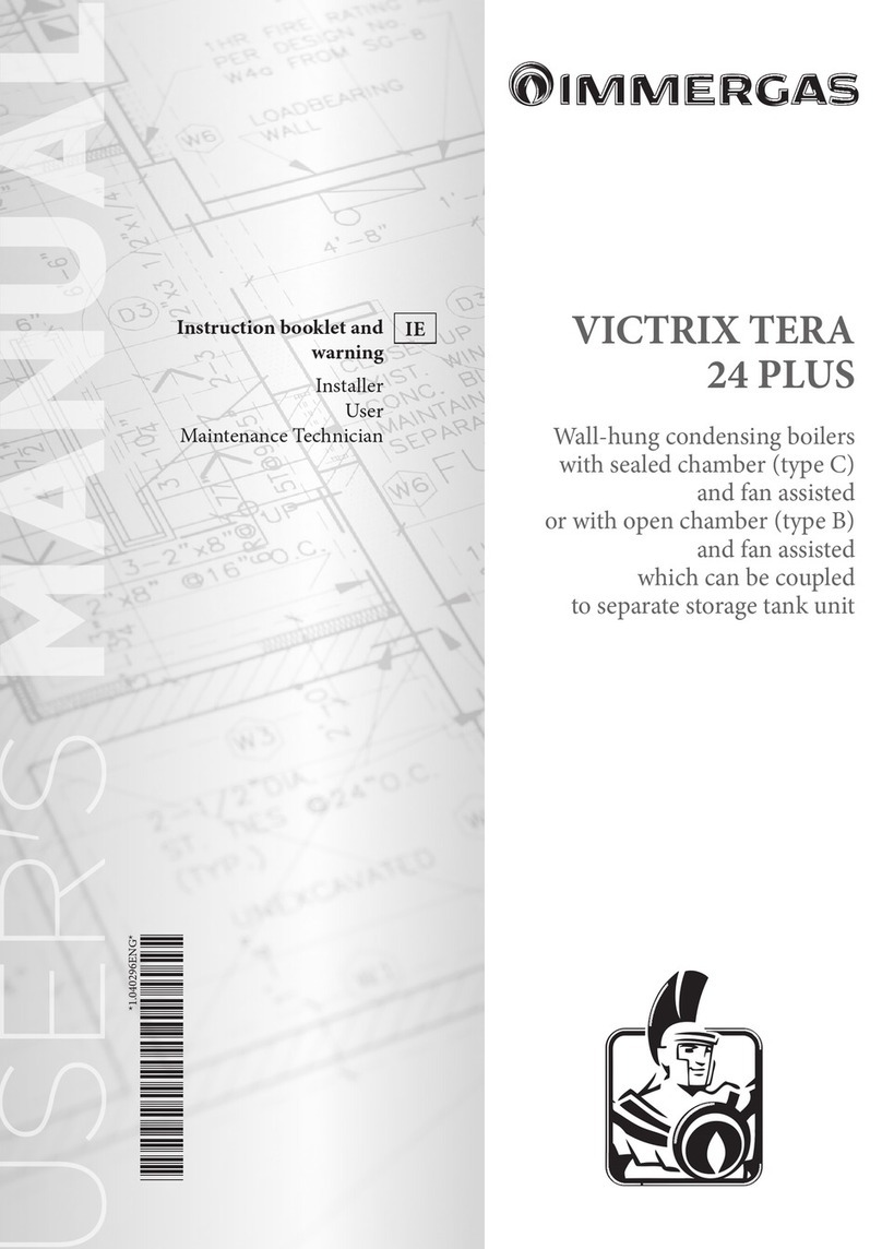 Immergas VICTRIX TERA 24 PLUS User manual