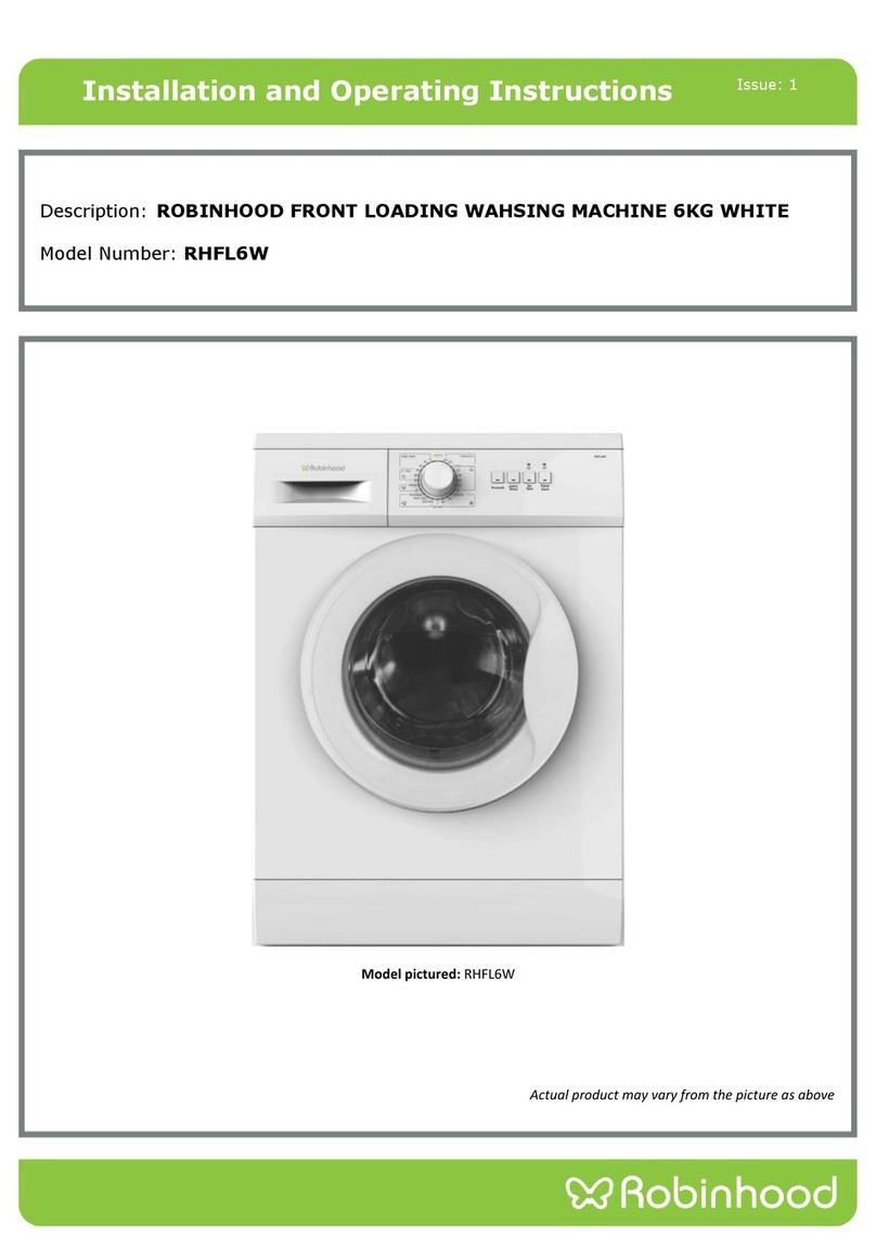 ROBINHOOD RHFL6W Installation and operating instructions