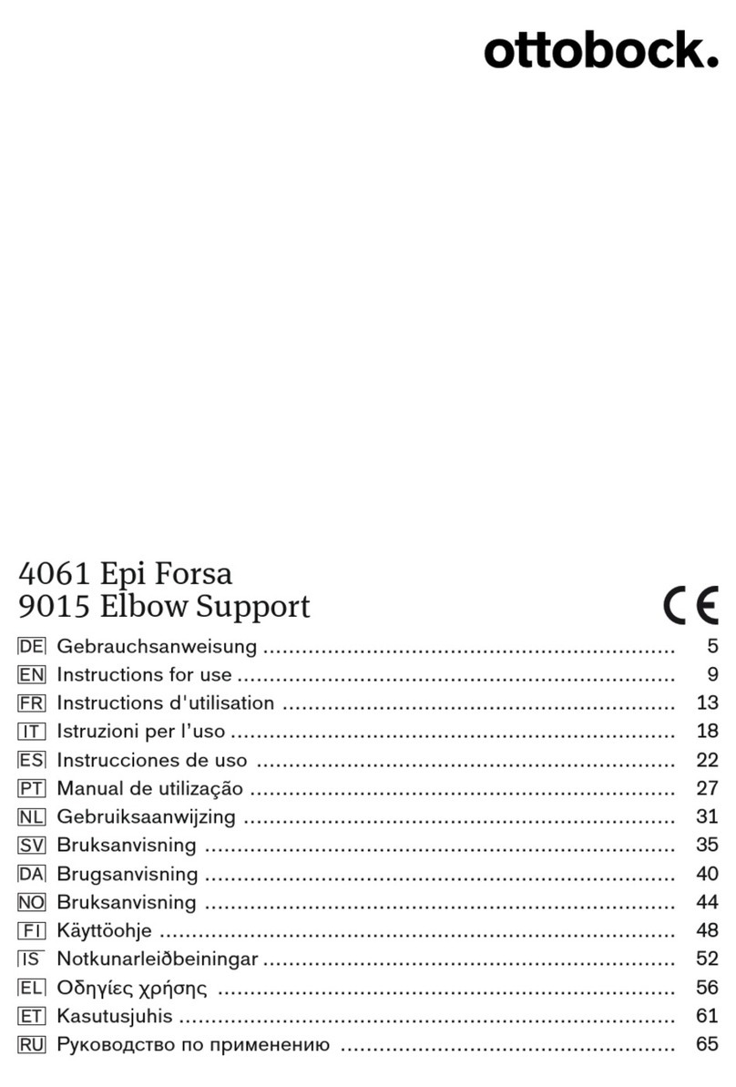 Otto Bock Epi Forsa User manual Otto Bock Epi Forsa User manual