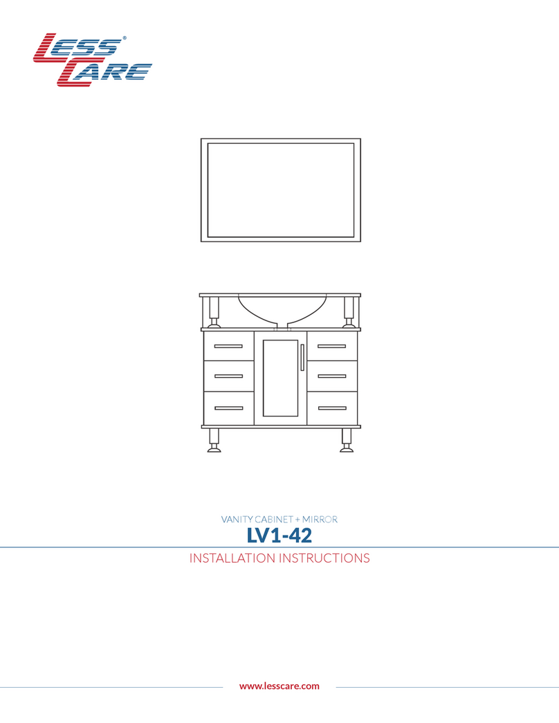 less care LV1-42 installation instructions