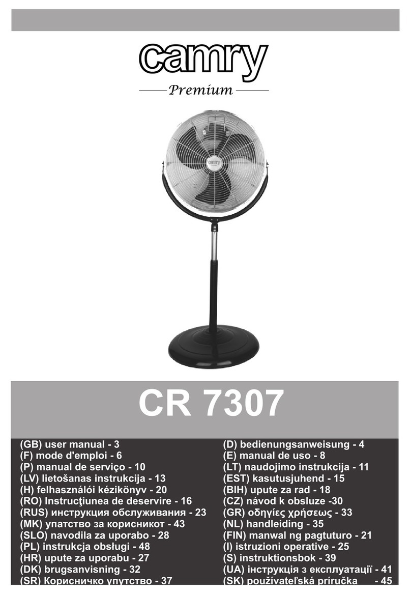 camry Premium CP 7307 user manual