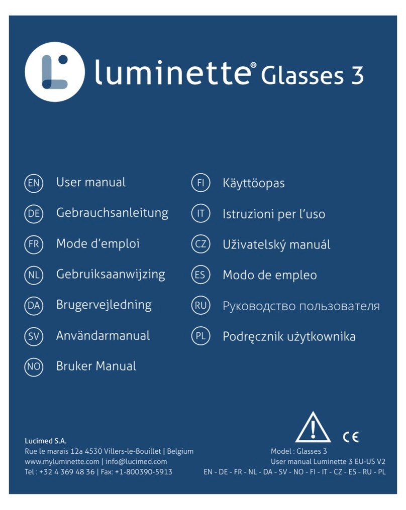 Luminette Glasses 3 user manual