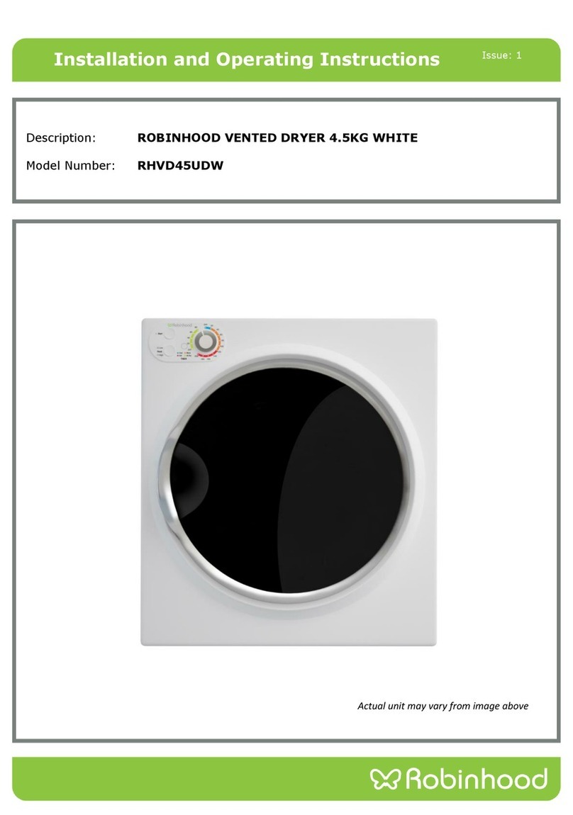 ROBINHOOD RHVD45UDW User manual