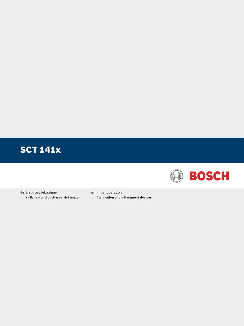 Bosch SCT 141 Series User manual