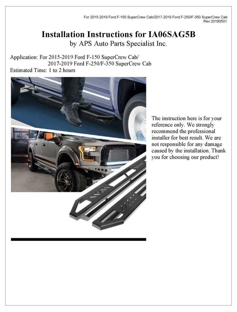 APS Auto Parts Specialist IA06SAG5B installation instructions APS Auto Parts Specialist IA06SAG5B installation instructions