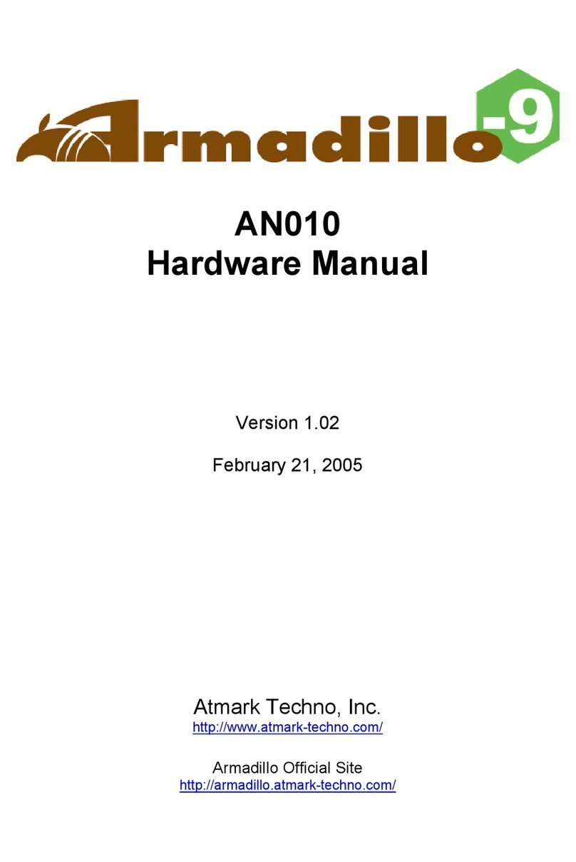 Atmark Techno Armadillo-9 AN010 User manual