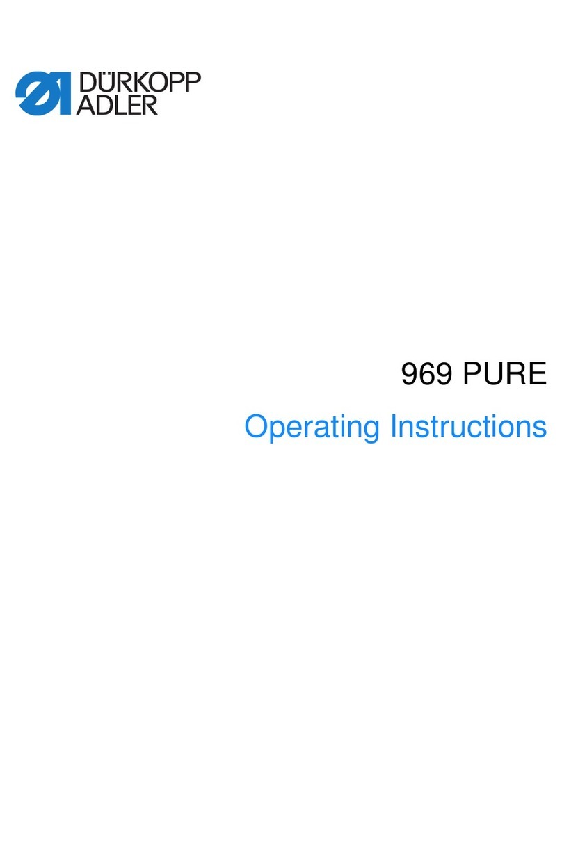 DURKOPP ADLER 969 PURE User manual