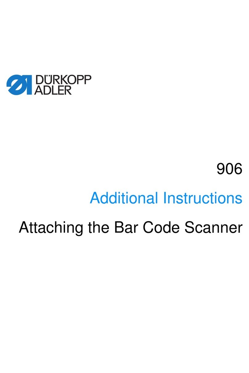 DURKOPP ADLER 906 Operating manual DURKOPP ADLER 906 Operating manual