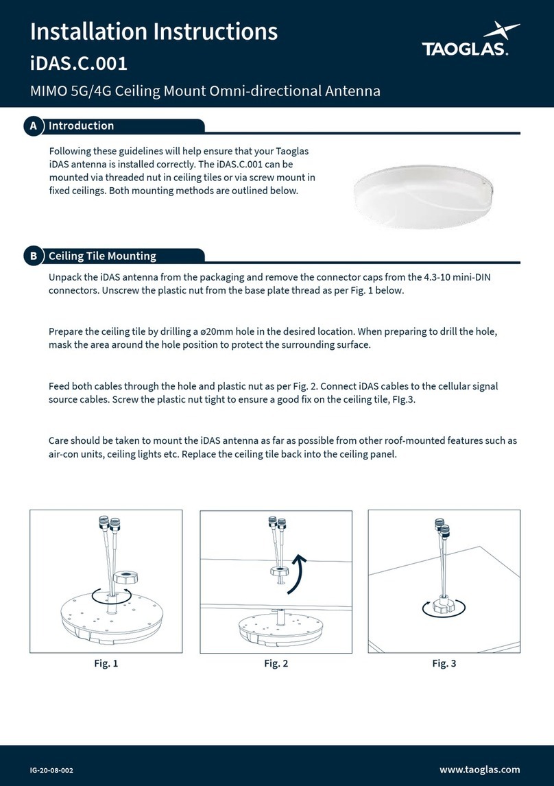 Taoglas iDAS.C.001 installation instructions