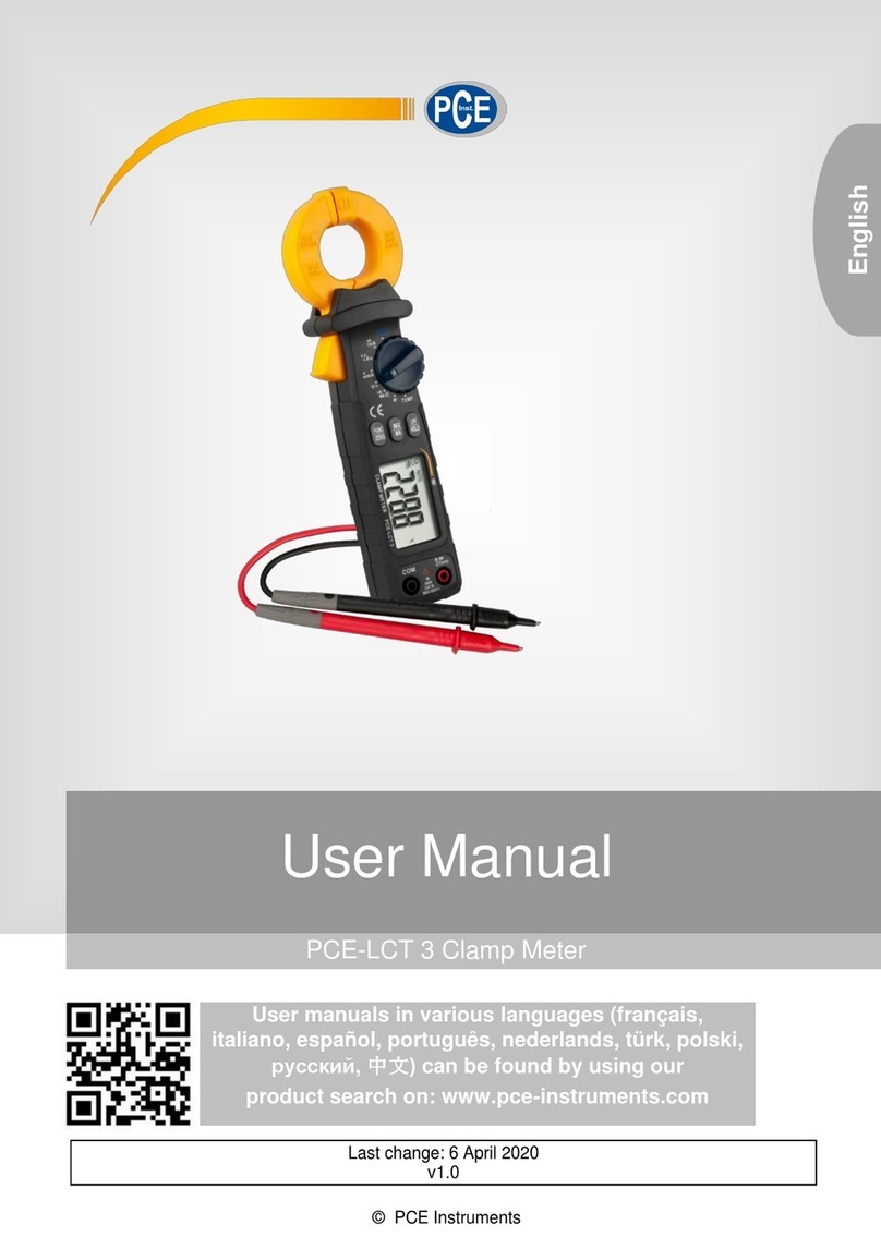 PCE Instruments PCE-LCT 3 User manual