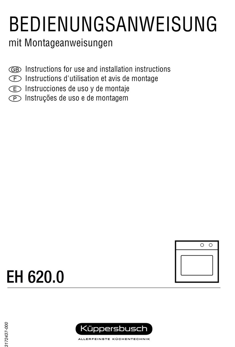Kuppersbusch EH 620.0 Instructions for use and installation