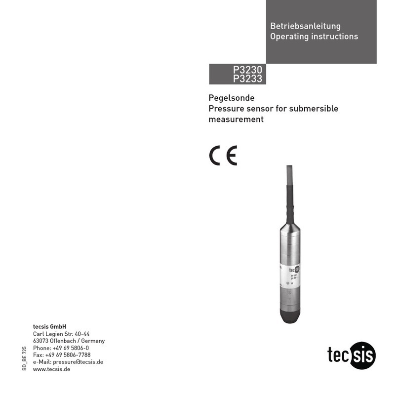Tecsis P3230 operating instructions