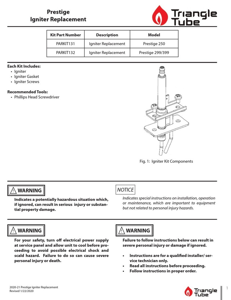 TriangleTube PARKIT131 Use and care manual