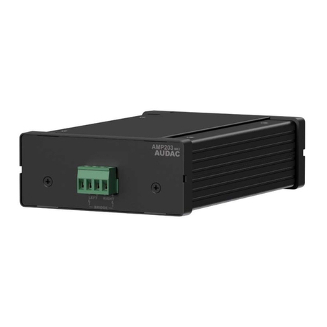 AUDAC AMP203 user manual