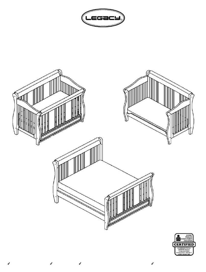 Legacy CRIB’N’DOUBLE BED User manual