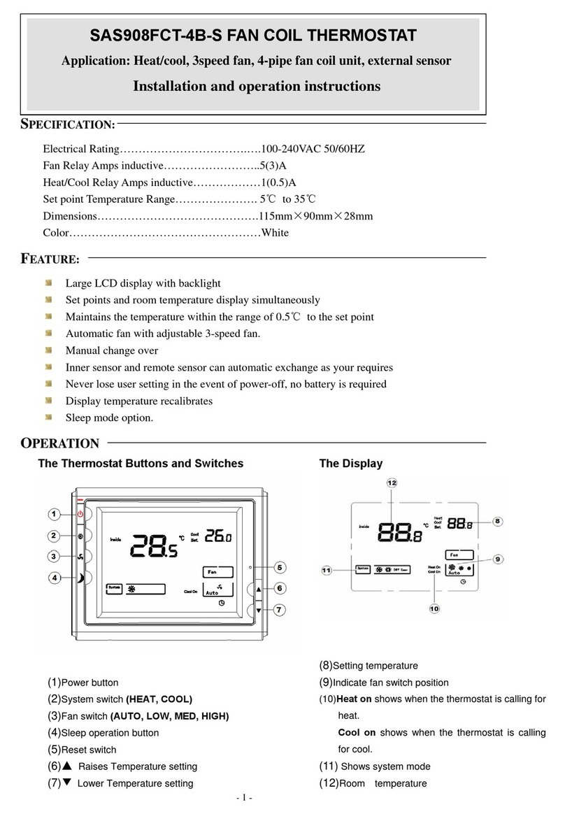Saswell SAS908FCT-4B-S User manual