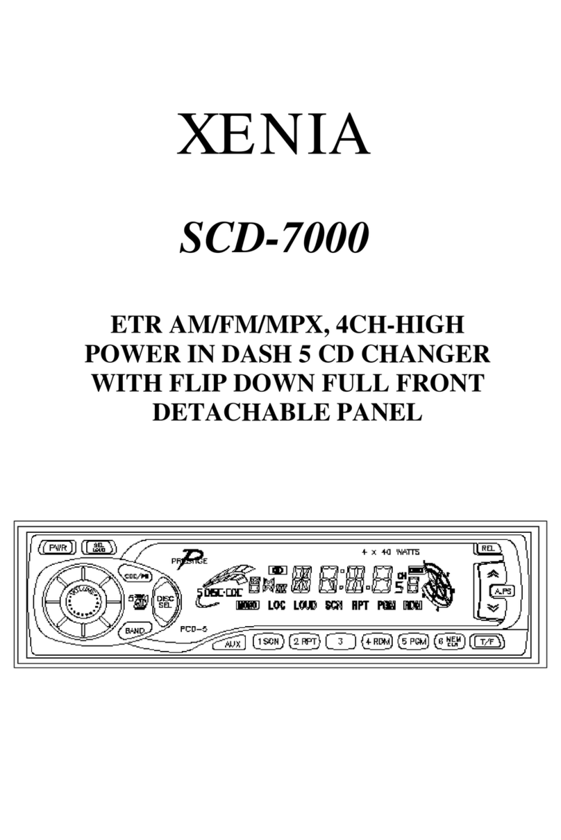 XENIA SCD-7000 manual