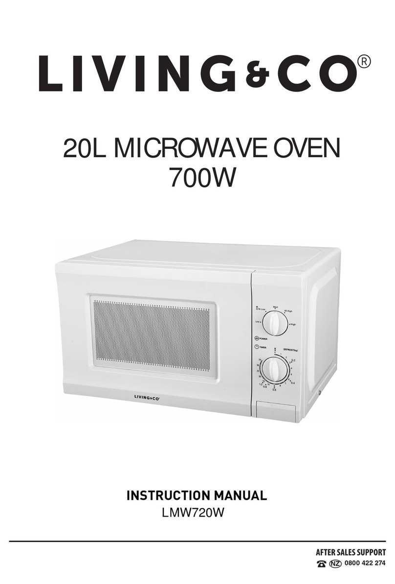 Living & Co LMW720W instruction manual