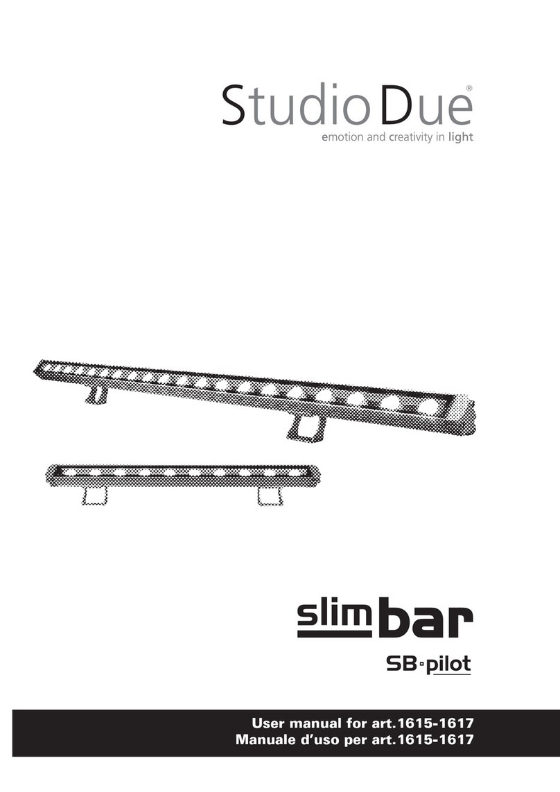 STUDIODUE SLIMBAR SB PILOT 1615 User manual