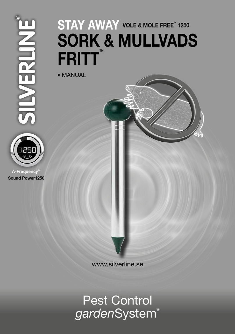 Silverline gardenSystem Sork & Mullvads Fritt Vole & Mole Free... manual