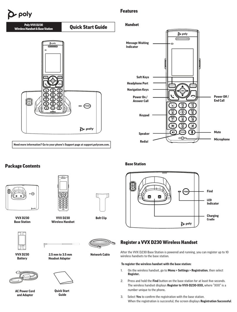 Poly VVX D230 quick start guide