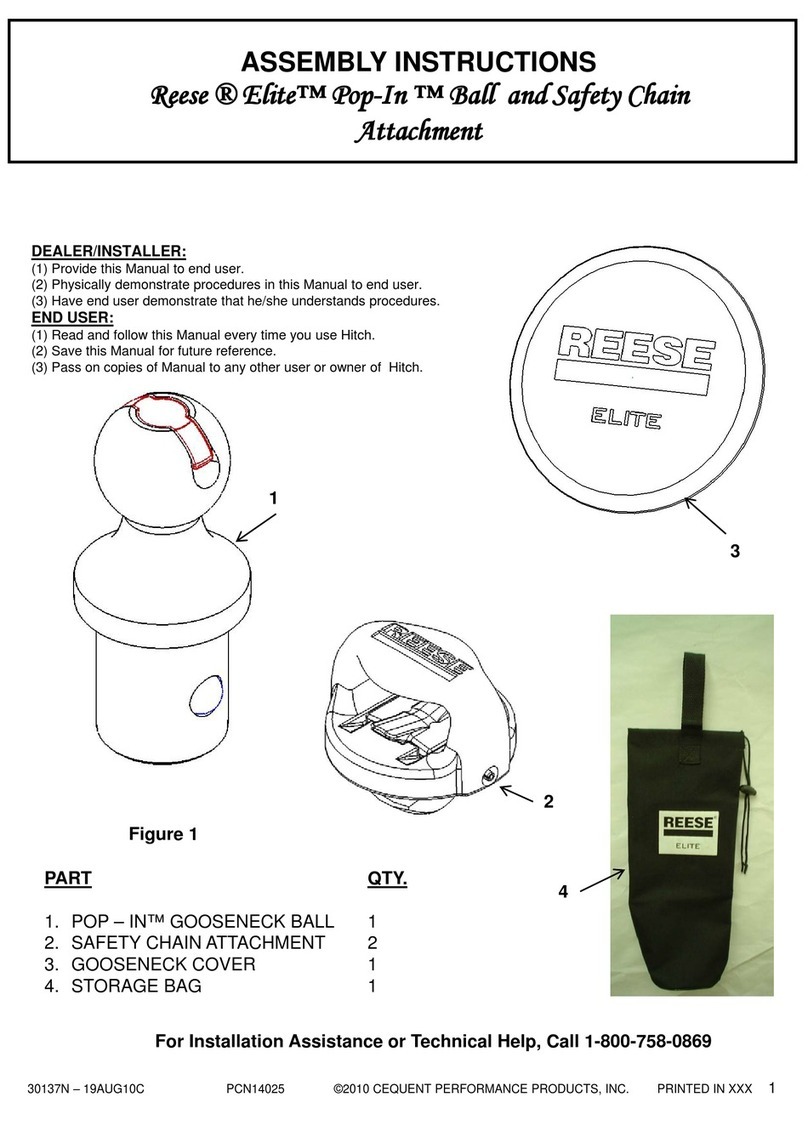 Reese Elite Pop-In Assembly instructions