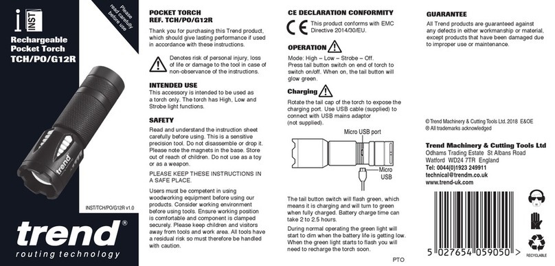 TREND TCH/PO/G12R User manual