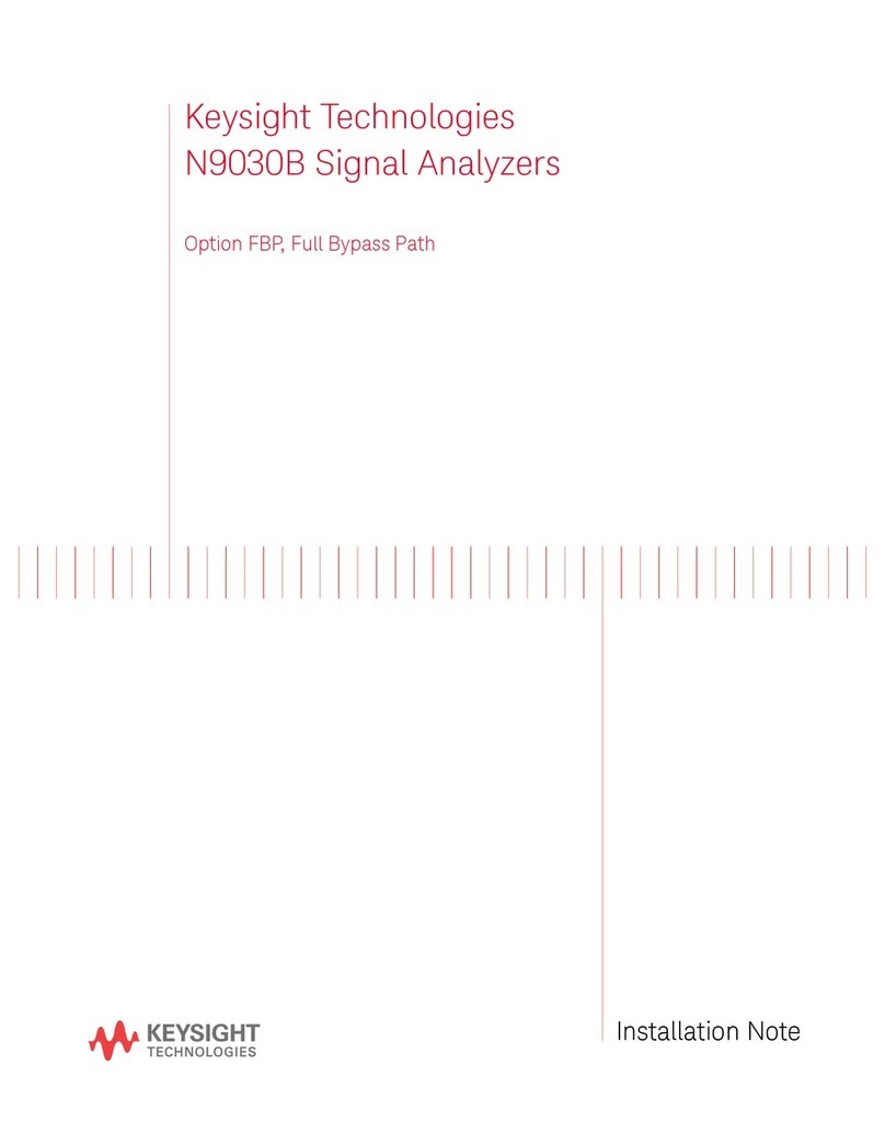 Keysight N9030B Installation and operation manual