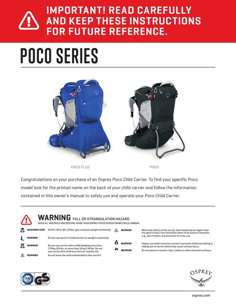 Osprey POCO SERIES manual