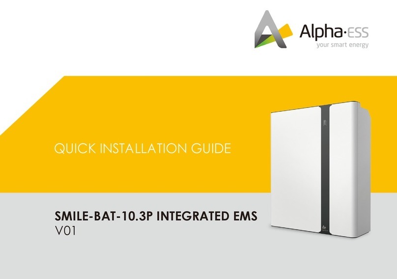 Alpha ESS SMILE-BAT-10.3P User manual