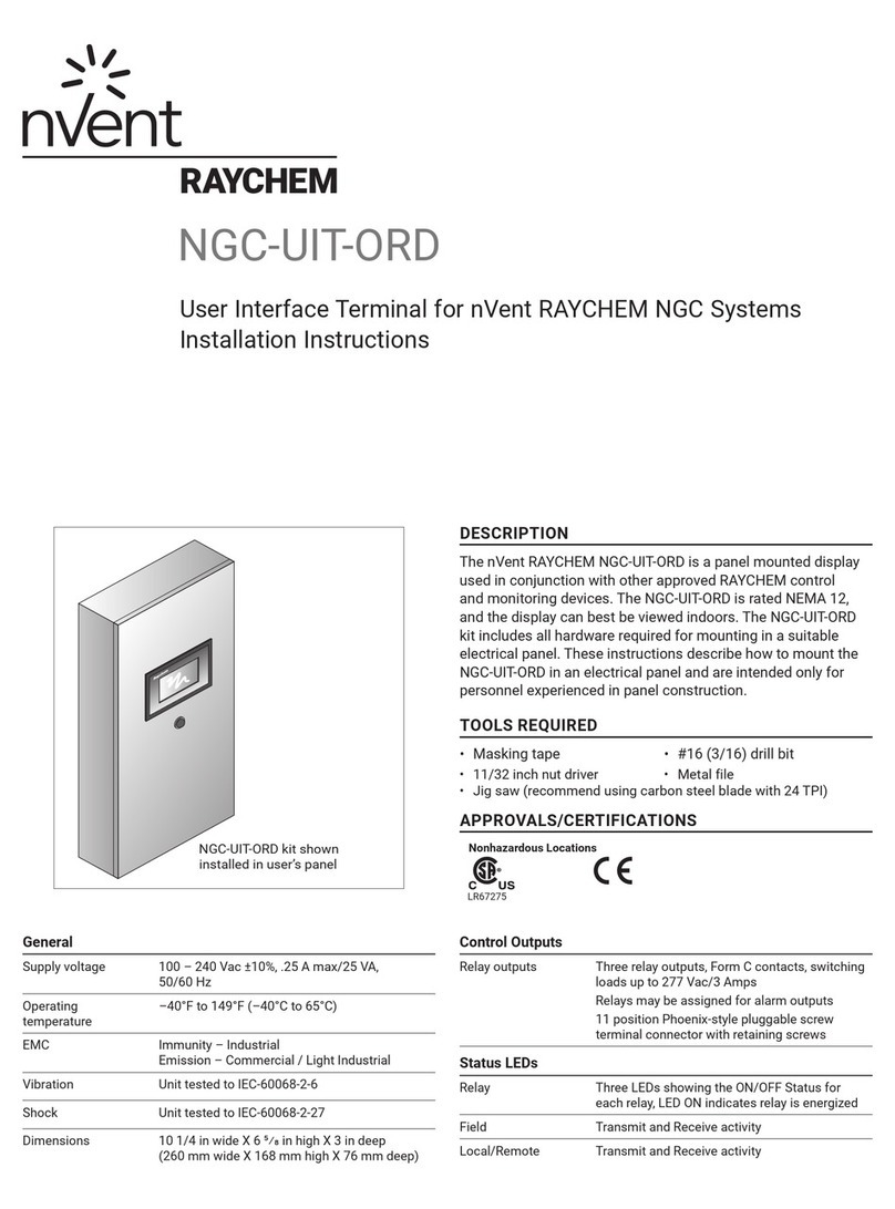 nVent RAYCHEM NGC-UIT-ORD installation instructions