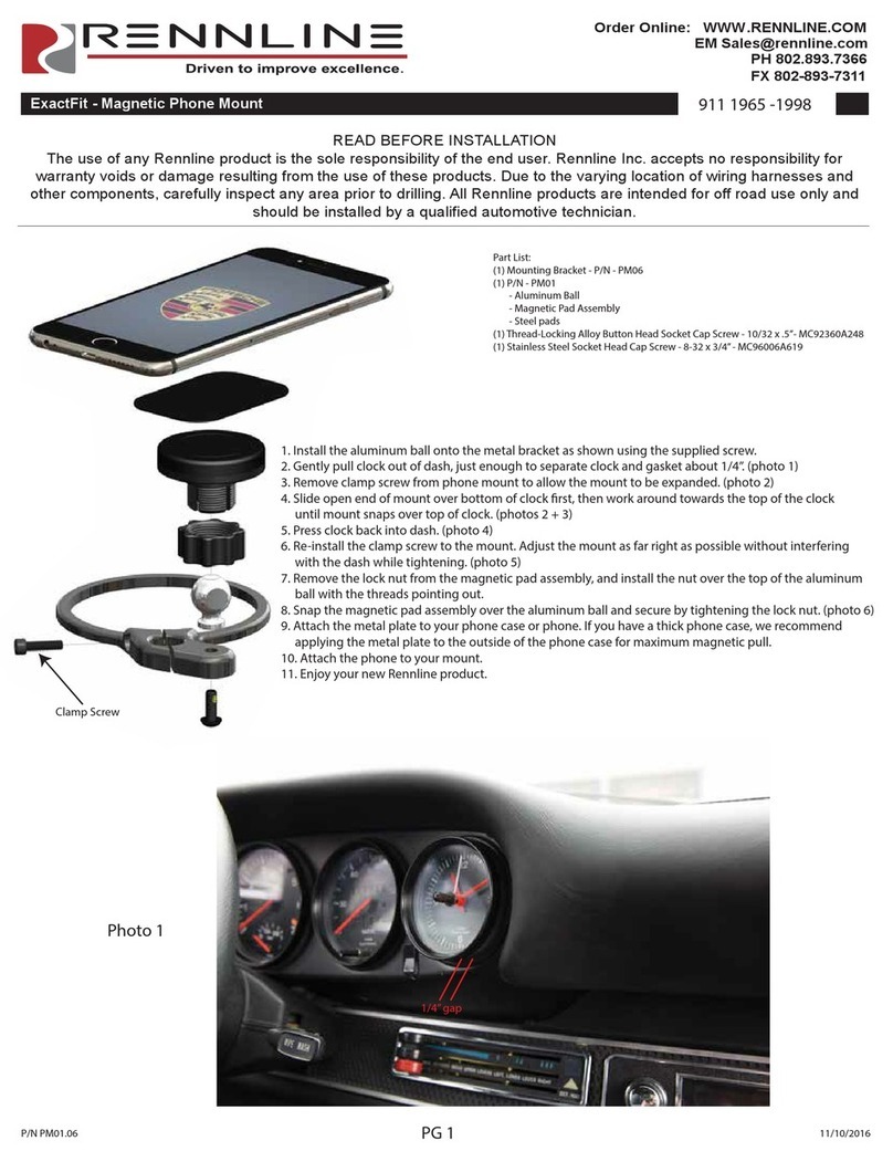 Rennline ExactFit Installation