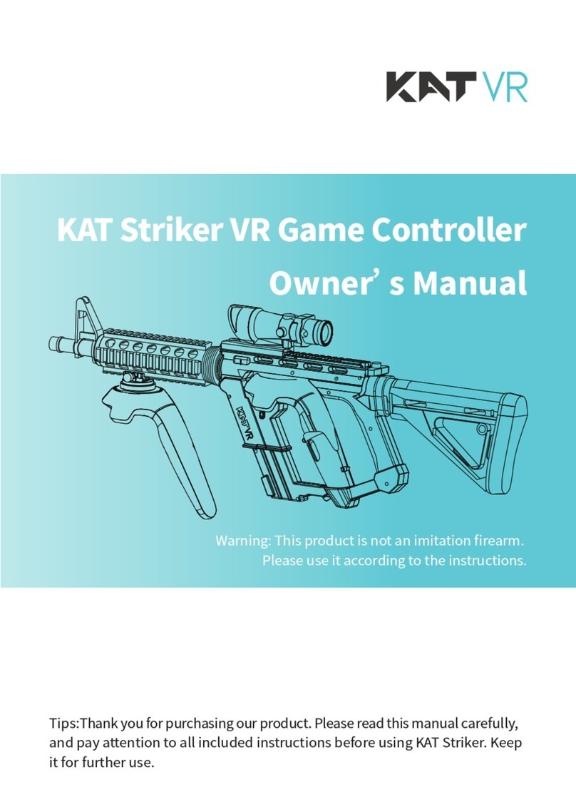 KAT VR Striker VR owner's manual