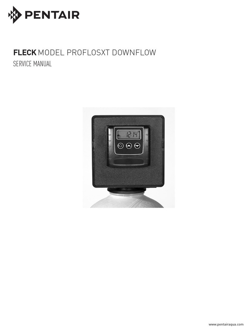 Pentair FLECK PROFLOSXT DOWNFLOW Service manual