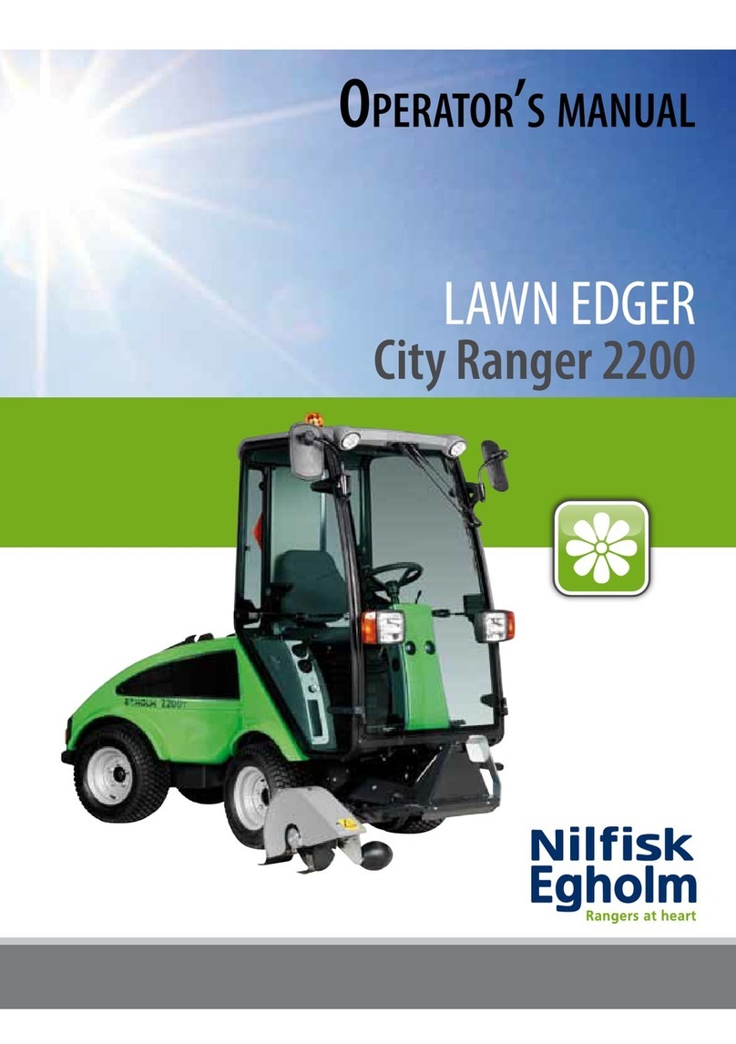 Nilfisk Egholm City Ranger 2200 Operator's manual