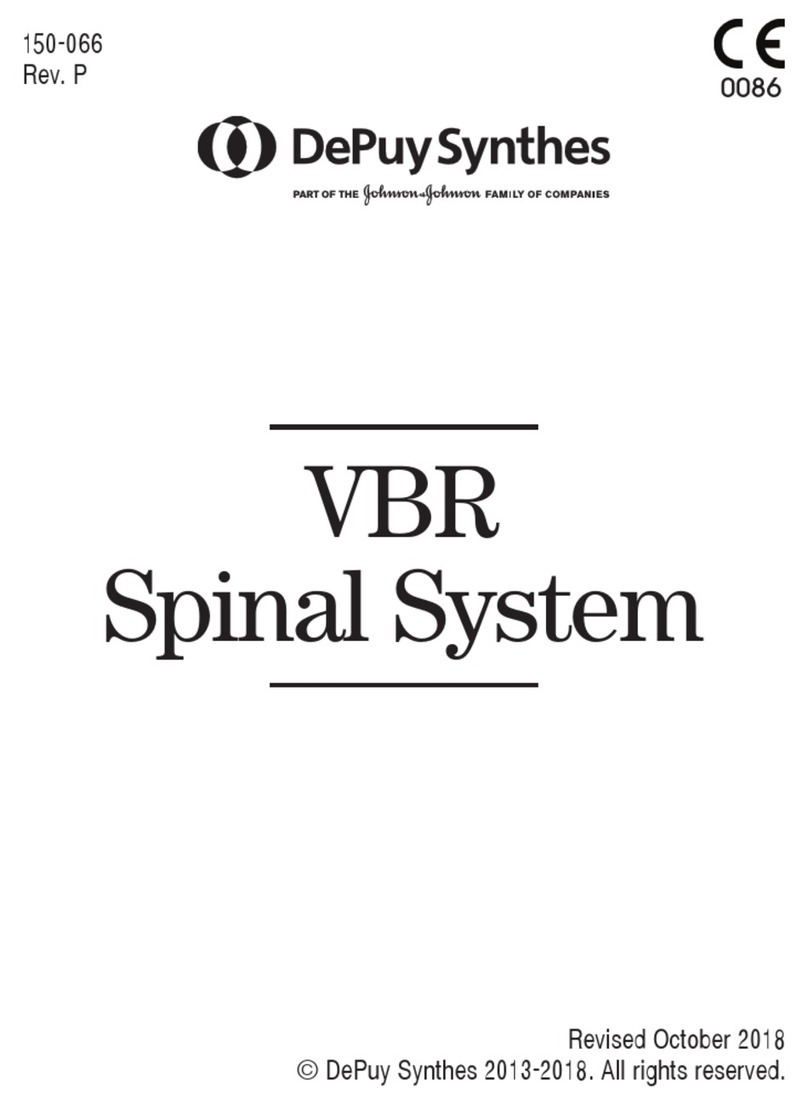 Johnson & Johnson VBR Spinal System User manual