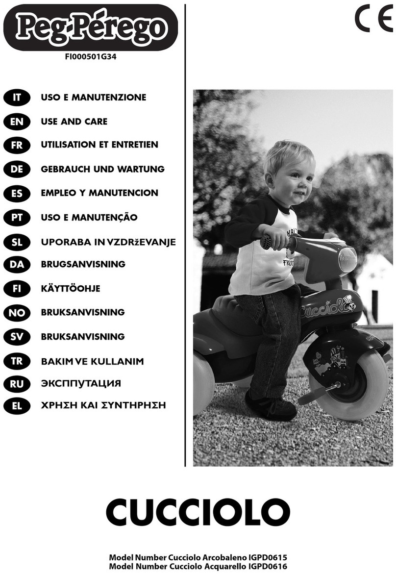 Peg-Perego Cucciolo Series Installation instructions