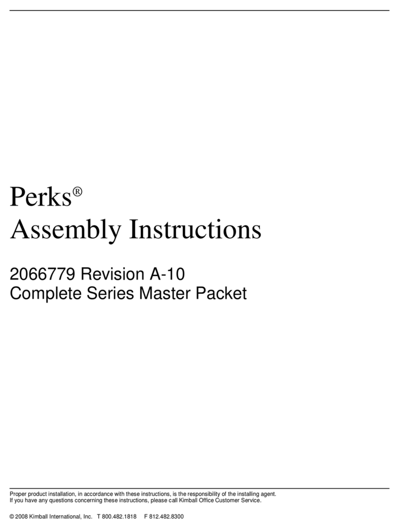 Kimball Office Perks Complete Series Assembly instructions