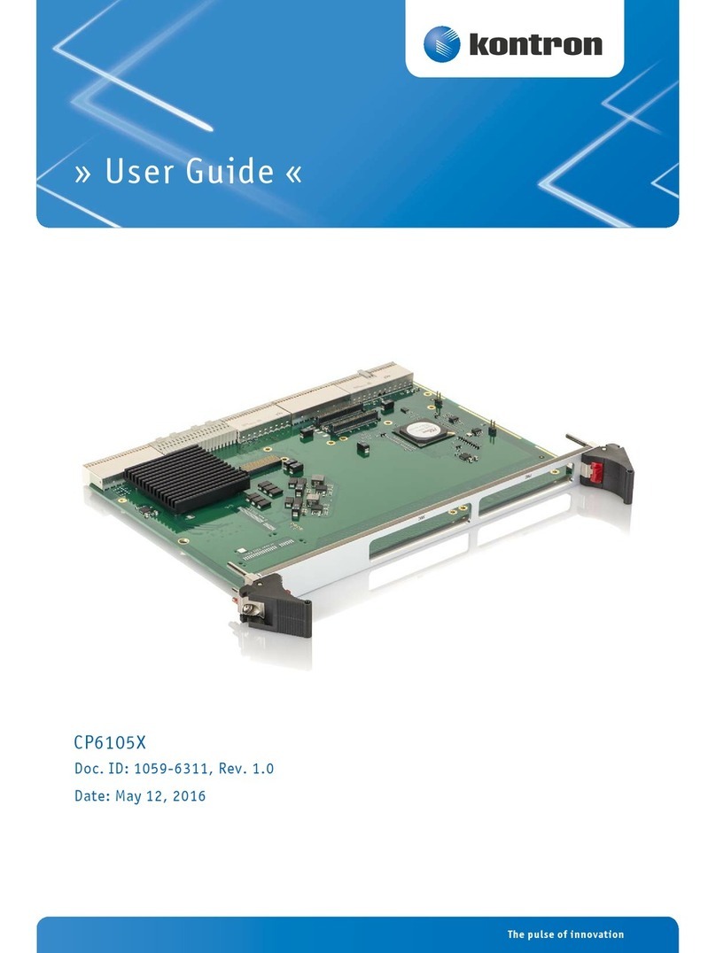 Kontron CP6105X user guide