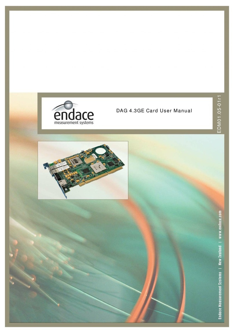 Endace DAG 4.3GE User manual