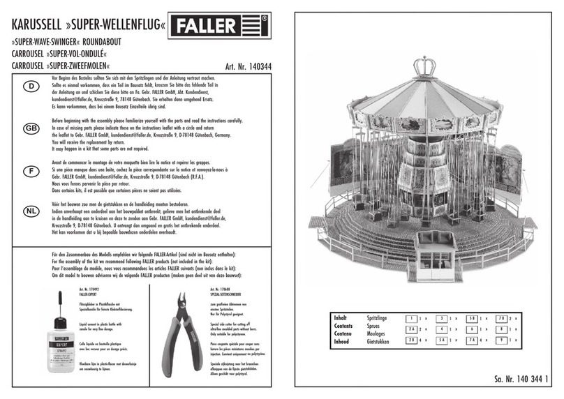 Faller SUPER-WAVE-SWINGER manual